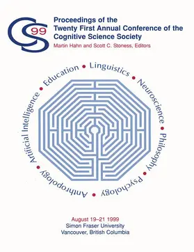 Hahn / Stoness |  Proceedings of the Twenty-first Annual Conference of the Cognitive Science Society | Buch |  Sack Fachmedien