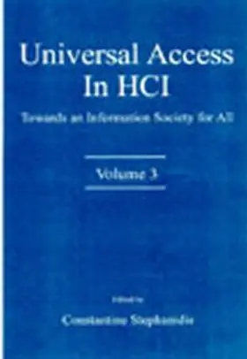 Stephanidis |  Universal Access in HCI | Buch |  Sack Fachmedien