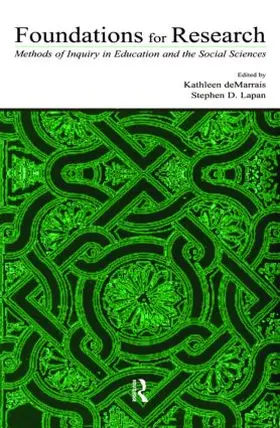 deMarrais / Lapan | Foundations for Research | Buch | 978-0-8058-3650-9 | www.sack.de