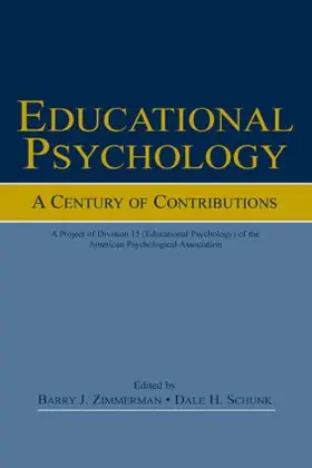 Zimmerman / Schunk |  Educational Psychology | Buch |  Sack Fachmedien