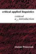 Pennycook |  Critical Applied Linguistics | Buch |  Sack Fachmedien