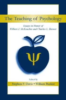 Davis / Buskist |  The Teaching of Psychology | Buch |  Sack Fachmedien