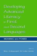 Schleppegrell / Colombi |  Developing Advanced Literacy in First and Second Languages | Buch |  Sack Fachmedien