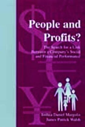 Margolis / Walsh | People and Profits? | Buch | 978-0-8058-4011-7 | sack.de