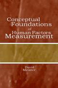 Meister |  Conceptual Foundations of Human Factors Measurement | Buch |  Sack Fachmedien