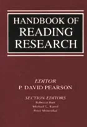 Pearson / Barr / Kamil |  Handbook of Reading Research | Buch |  Sack Fachmedien