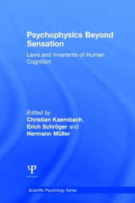 Kaernbach / Schr”ger / Mller |  Psychophysics Beyond Sensation | Buch |  Sack Fachmedien
