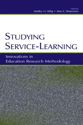 Billig / Waterman |  Studying Service-Learning | Buch |  Sack Fachmedien