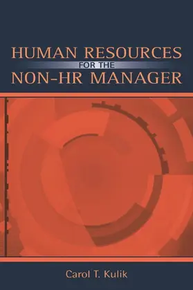 Kulik / Perry | Human Resources for the Non-HR Manager | Buch | 978-0-8058-4295-1 | www.sack.de