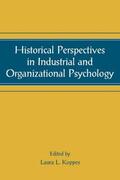 Koppes |  Historical Perspectives in Industrial and Organizational Psychology | Buch |  Sack Fachmedien