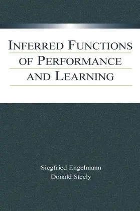 Engelmann / Steely |  Inferred Functions of Performance and Learning | Buch |  Sack Fachmedien