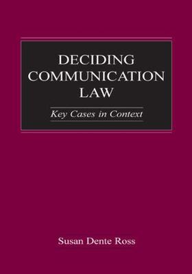 Ross | Deciding Communication Law | Buch | 978-0-8058-4698-0 | sack.de