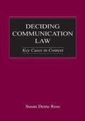 Ross |  Deciding Communication Law | Buch |  Sack Fachmedien