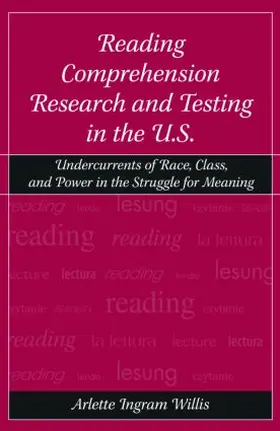Willis |  Reading Comprehension Research and Testing in the U.S. | Buch |  Sack Fachmedien