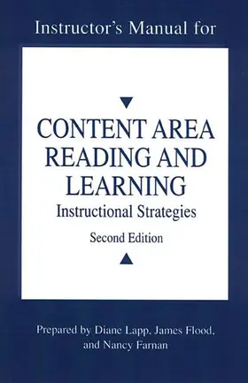 Lapp / Flood / Farnan | Content Area Reading and Learning | Buch | 978-0-8058-5296-7 | sack.de