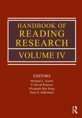 Kamil / Pearson / Birr Moje |  Handbook of Reading Research, Volume IV | Buch |  Sack Fachmedien