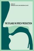 Davis / Zajdo |  The Syllable in Speech Production | Buch |  Sack Fachmedien