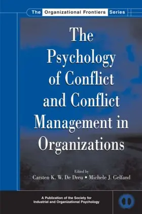De Dreu / Gelfand |  The Psychology of Conflict and Conflict Management in Organizations | Buch |  Sack Fachmedien