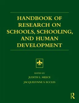Meece / Eccles |  Handbook of Research on Schools, Schooling and Human Development | Buch |  Sack Fachmedien