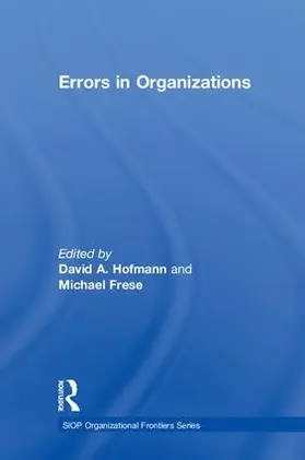 Hofmann / Frese |  Errors in Organizations | Buch |  Sack Fachmedien