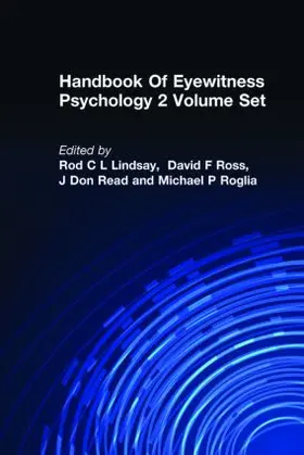 Toglia / Read / Ross |  Handbook Of Eyewitness Psychology 2 Volume Set | Buch |  Sack Fachmedien