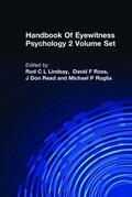 Toglia / Read / Ross |  Handbook Of Eyewitness Psychology 2 Volume Set | Buch |  Sack Fachmedien