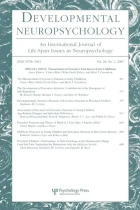 Blair / Zelazo / Greenberg |  Measurement of Executive Function in Early Childhood | Buch |  Sack Fachmedien