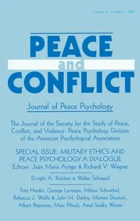 Arrigo / Wagner | Military Ethics and Peace Psychology | Buch | 978-0-8058-9435-6 | www.sack.de