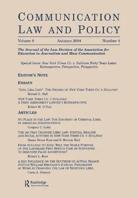 Hopkins |  New York Times Co. v. Sullivan Forty Years Later | Buch |  Sack Fachmedien