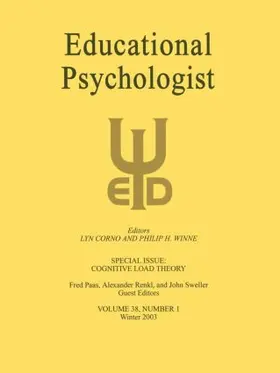 Paas / Renkl / Sweller |  Cognitive Load Theory | Buch |  Sack Fachmedien
