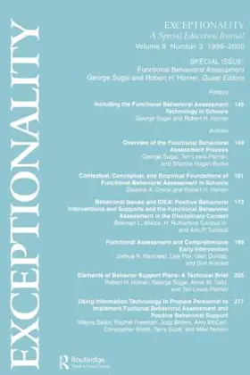 Sugai / Horner |  Functional Behavioral Assessment | Buch |  Sack Fachmedien