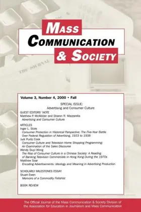 McAllister / Mazzarella |  Advertising and Consumer Culture | Buch |  Sack Fachmedien