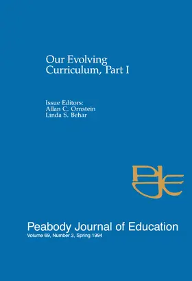 Ornstein / Behar | Our Evolving Curriculum | Buch | 978-0-8058-9897-2 | www.sack.de
