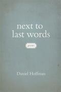 Hoffman |  Next to Last Words | eBook | Sack Fachmedien