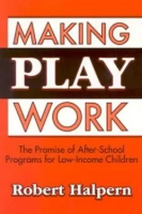 Halpern |  Making Play Work | Buch |  Sack Fachmedien