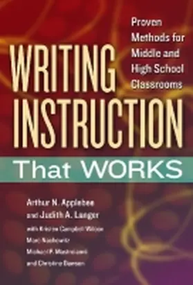 Applebee / Langer / Genishi |  Writing Instruction That Works | Buch |  Sack Fachmedien