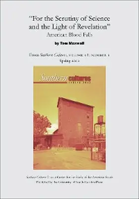 Maxwell |  "For the Scrutiny of Science and the Light of Revelation": American Blood Falls | eBook | Sack Fachmedien