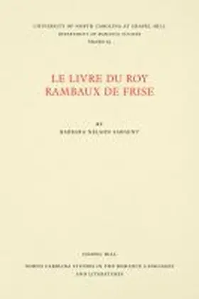 Sargent |  Le Livre du Roy Rambaux de Frise | Buch |  Sack Fachmedien