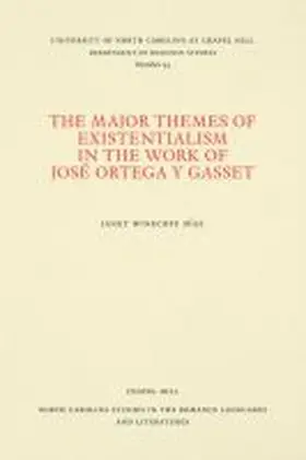 Díaz |  The Major Themes of Existentialism in the Work of José Ortega y Gasset | Buch |  Sack Fachmedien