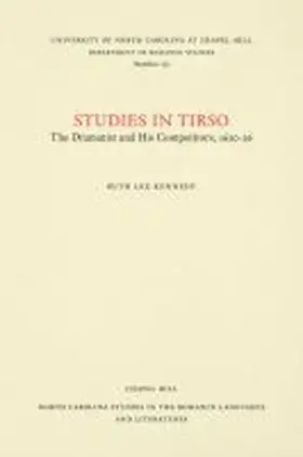 Kennedy |  Studies in Tirso | Buch |  Sack Fachmedien