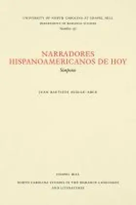 Avalle-Arce |  Narradores hispanoamericanos de hoy | Buch |  Sack Fachmedien