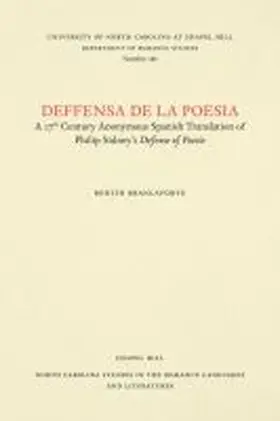 Brancaforte |  Deffensa de la poesia | Buch |  Sack Fachmedien
