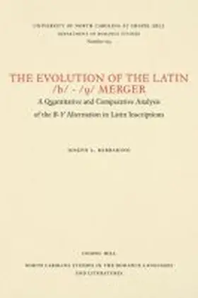 Barbarino |  The Evolution of the Latin /b/-/¿/ Merger | Buch |  Sack Fachmedien