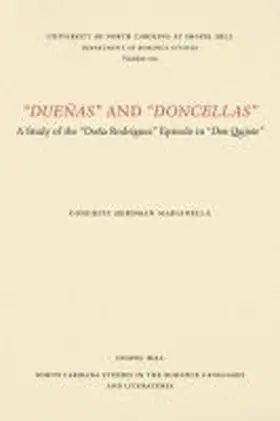 Marianella |  "Dueñas" and "Doncellas" | Buch |  Sack Fachmedien