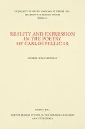 Melnykovich |  Reality and Expression in the Poetry of Carlos Pellicer | Buch |  Sack Fachmedien