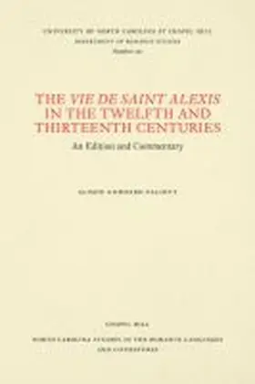 Elliott |  The Vie de Saint Alexis in the Twelfth and Thirteenth Centuries | Buch |  Sack Fachmedien