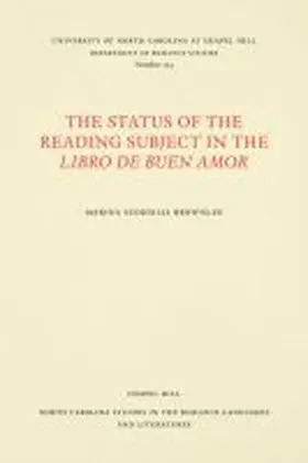Brownlee |  The Status of the Reading Subject in the Libro de Buen Amor | Buch |  Sack Fachmedien
