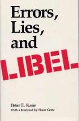 Kane |  Errors, Lies, and Libel | Buch |  Sack Fachmedien