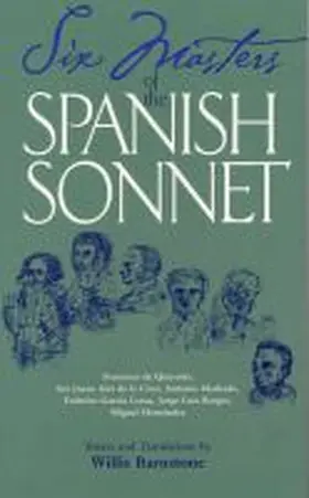 Barnstone |  Six Masters of the Spanish Sonnet | Buch |  Sack Fachmedien