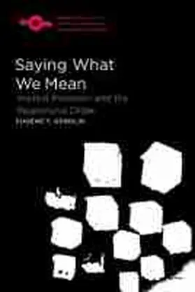 Gendlin |  Saying What We Mean | Buch |  Sack Fachmedien